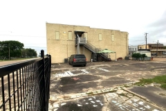 East view of building showing fire escape