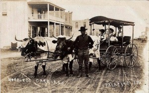 Palacios, early 1900s showing Williams Building in background